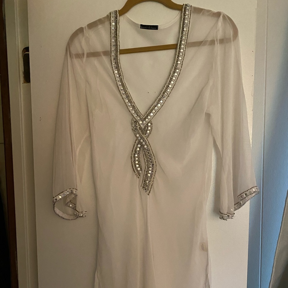 Beverly Hills Basics White Cover Up M